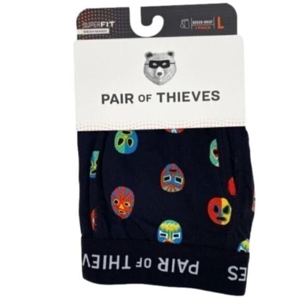 Pair Of Thieves Men’s Boxer Briefs Lucha Libre Wrestling Graphic